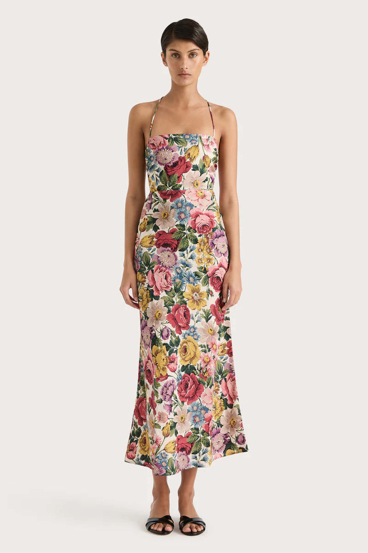 garcia maxi dress Women's Garcia Asymmetric Draped Taffeta Maxi Dress Customize White MEAN BLVD