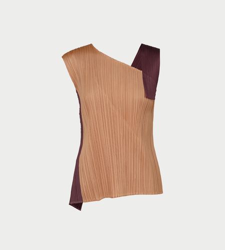 トップス PLEATS PLEASE MONTHLY AUGUST BEIGE 3 August-Monthly-Colors-Top-in-