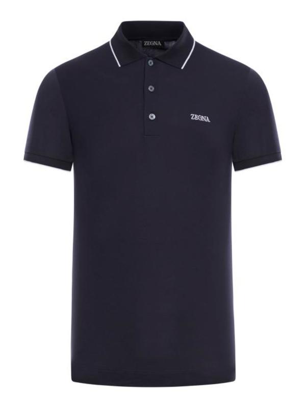 Ermenegildo Zegna Polo Shirt - Navy Blue