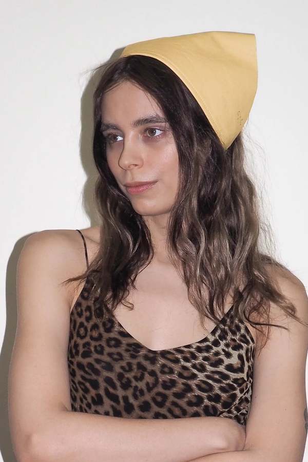 Clyde Lambskin Handkerchief Scarf