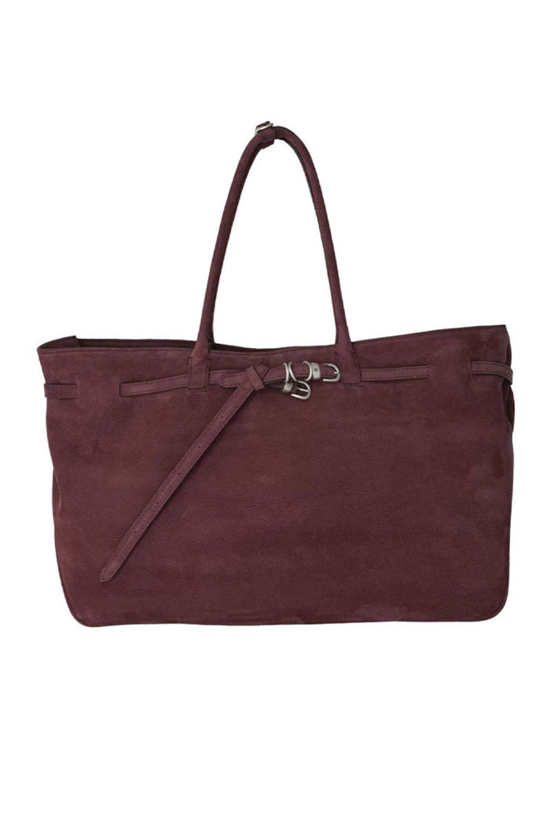 [Margesherwood ] / ☆ GRANDMA USED BAG LARGE/ wine nubuck MARGESHERWOOD Grandma 