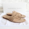 Veronica Beard Sylie Perforated Suede Thong Sandals - Thumbnail 1