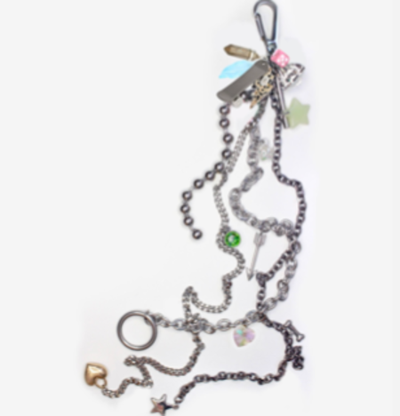 長財布 MARNI Two-tone leather key chain case 長財布 MARNI Two-tone leather key chain case Marni two-tone