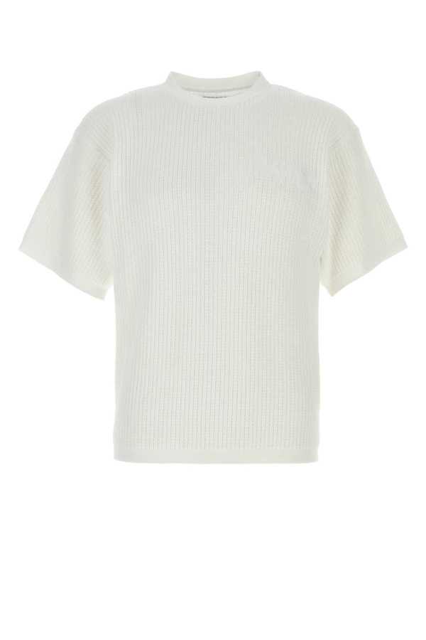 Magliano White Cotton Waffle T-shirt - White