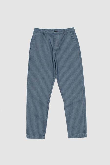 パンツ AURALEE FINX HARD TWIST GABARDINE PANTS Auralee Finx Hard Twist Gabardine Pants - Light Blue