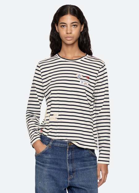 【sea NY】リリアナアップリケトップ レディーストップス Sea Ny - Liliana Applique Top
