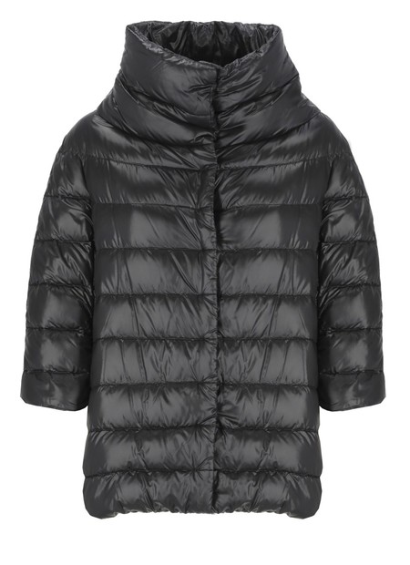 ブルゾン Herno Down-Padded Bomber Jacket With Lapel Collar Herno Down-Padded Bomber Jacket With Lapel Collar - Brown