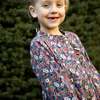 KIDS Beet World Girls Long Sleeves Dress with Front Ruffle Garden Confetti Dress - Thumbnail 5