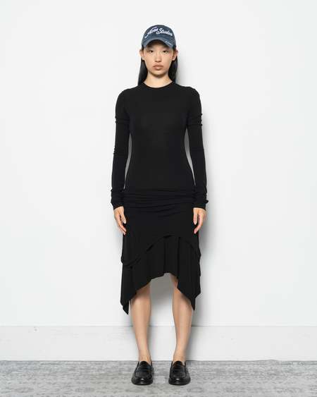 Acne Studios Dress With Collar - Nero | Garmentory Acne Studios Dress With Collar - Nero | Garmentory