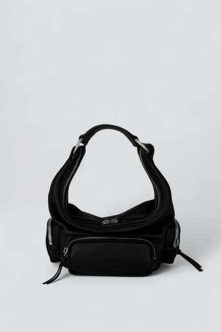 [Margesherwood] / ☆ PUMPKIN LARGE / black glossy plain Black Glossy Plain Pumpkin Bag - Marge Sherwood – Assembly