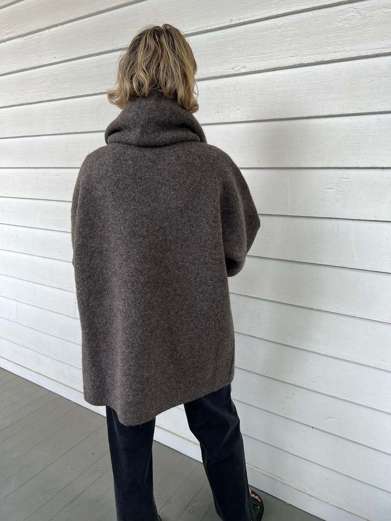 【LAUREN MANOOGIAN】DOUBLE FACE コート フリーサイズ Lauren Manoogian Double Face Coat, Clay – Glasswing