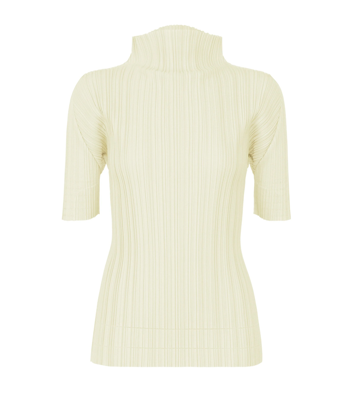 Pleats Please by Issey Miyake Soft Pleats Top - Cream | Garmentory