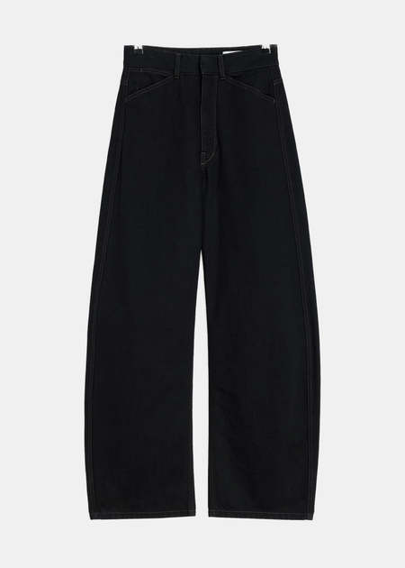 【送料&関税込】Lemaire folded Waistband Pants LEMAIRE Folded Waistband Trousers | Brown | FARFETCH