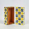 Mela Artisans Marigold Mosaic Inlay Box - Thumbnail 6
