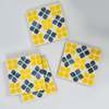 Mela Artisans Marigold Mosaic Inlay Coasters - Thumbnail 5