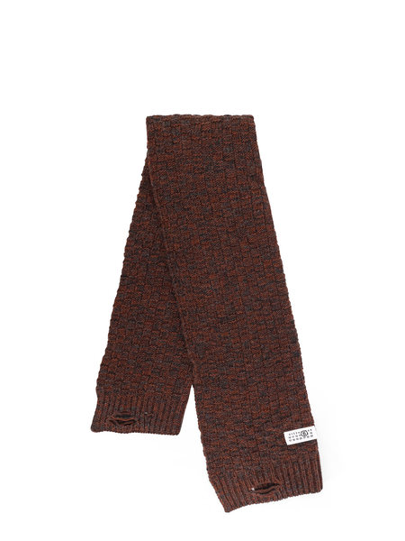 【関税込み】Scarf - MM6 Maison Margiela - Wool - Beige MM6 Maison Margiela - Wool Scarf | HBX - Globally Curated