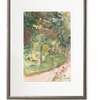 Antique Curiosities Garden Painting in Silver-Beaded Frame Painting - Thumbnail 1