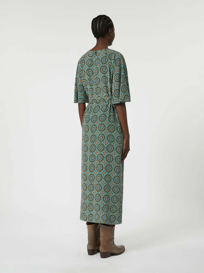 Weekend Max Mara Silk Crepe De Chine Dress