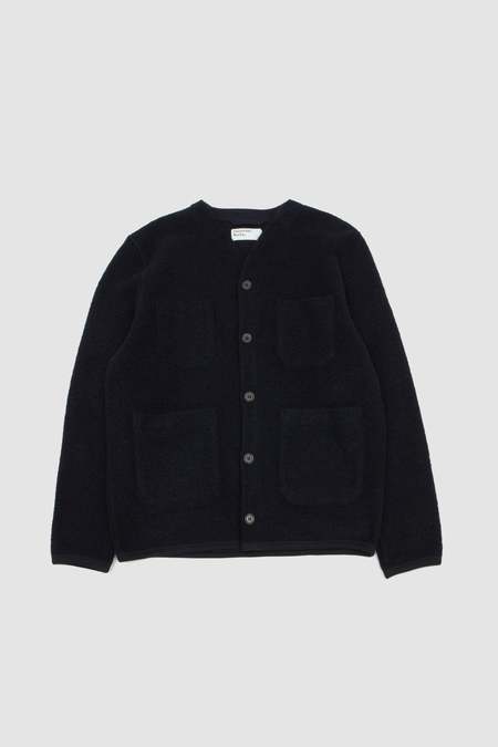 トップス DISCOVERED COCO TWEED KNIT CARDIGAN JKT DISCOVERED BLACK COCO TWEED KNIT CARDIGAN JKT - Black