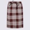 Vivienne Westwood Mid Skirt - Red Check - Thumbnail 1