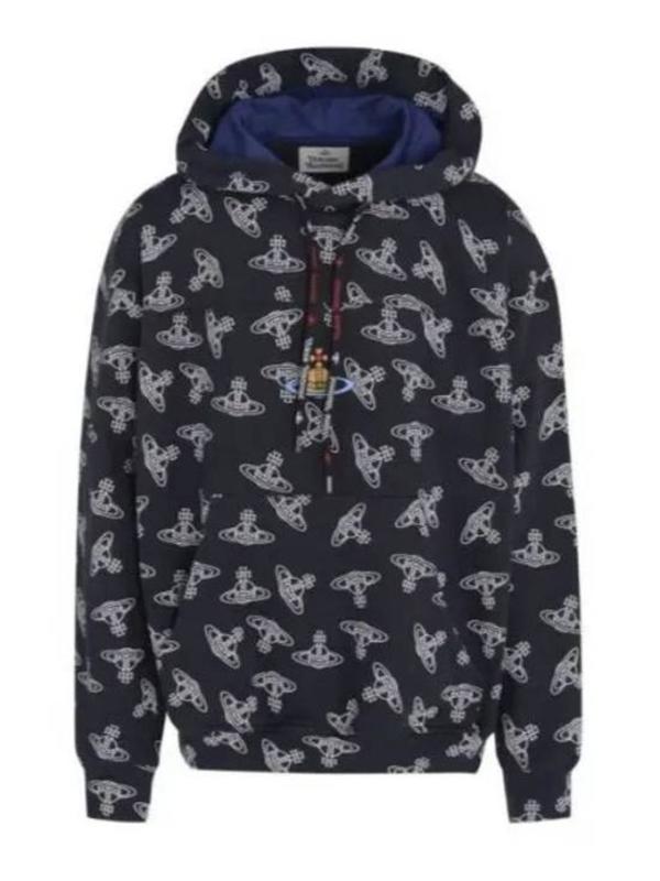 Vivienne Westwood Hoodie - Navy White | Garmentory
