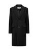 AMI FCO010WV0049001 Coat - Black - Thumbnail 1