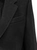 AMI FCO010WV0049001 Coat - Black - Thumbnail 4