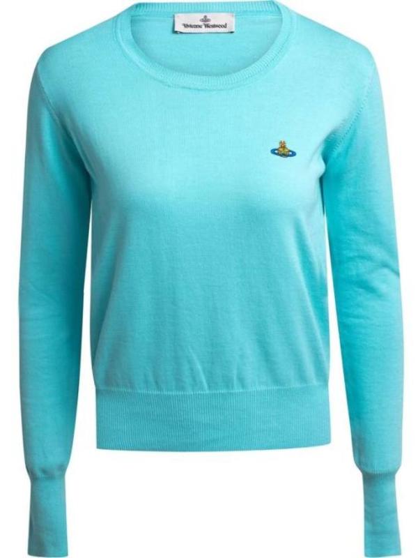 Vivienne Westwood Bea ORB Sweater - Turquoise