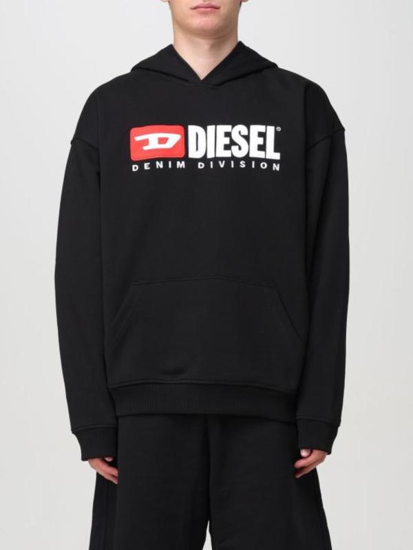 DIESEL S-Boxit S- Hoodie - Black DIESEL S-Boxit S- Hoodie - Black
