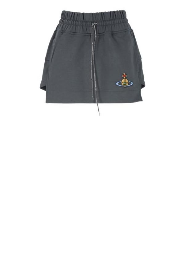 Vivienne Westwood 1J010004 J006O P408 Mini Skirt - Gray