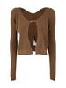 Jacquemus Cardigan - Brown - Thumbnail 1