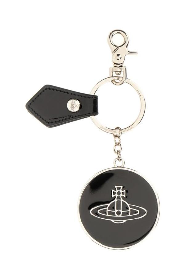 Vivienne Westwood Key Holder - Shiny Black Enamel
