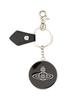 Vivienne Westwood Key Holder - Shiny Black Enamel - Thumbnail 1