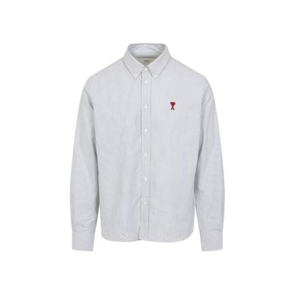 AMI Shirt - Note Blue Blanc Cream