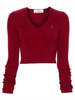 Vivienne Westwood Marina Sweater - Wine - Thumbnail 1