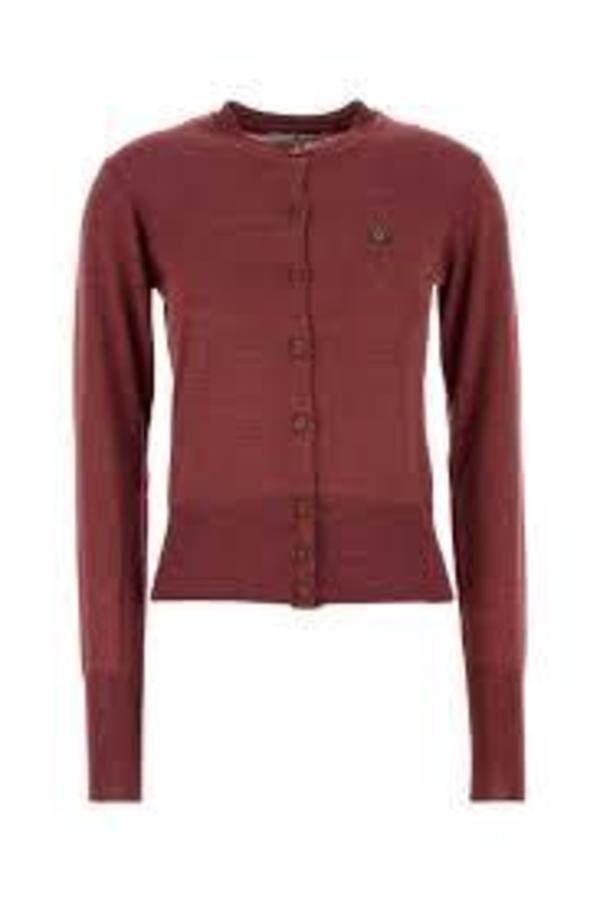 Vivienne Westwood Bea Cardigan - Vintage Berry