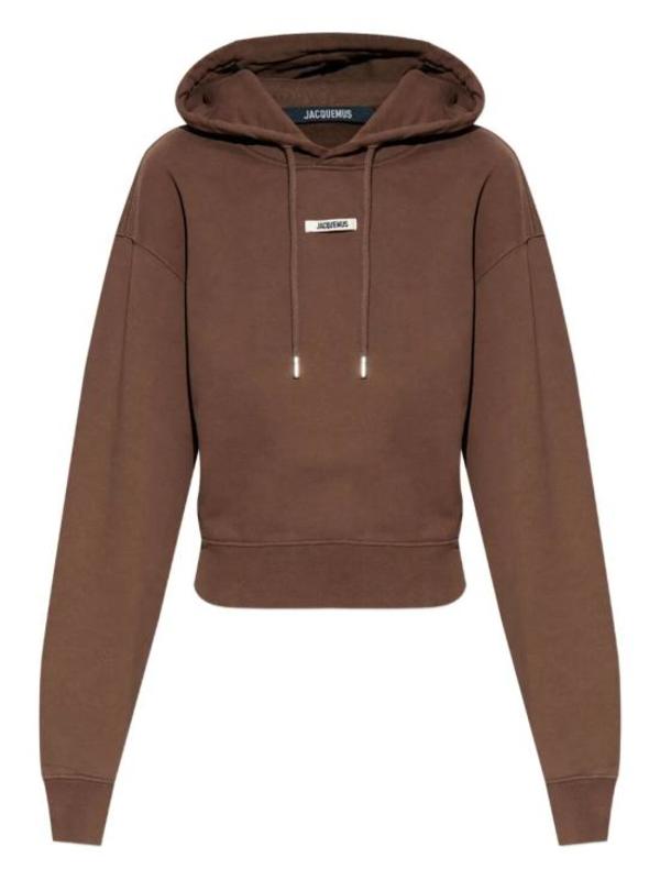 Jacquemus Hoodie - Dark Brown