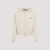 Jacquemus Grosgrain Hooded Zip Jacket - Beige - Thumbnail 3