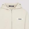 Jacquemus Grosgrain Hooded Zip Jacket - Beige - Thumbnail 5