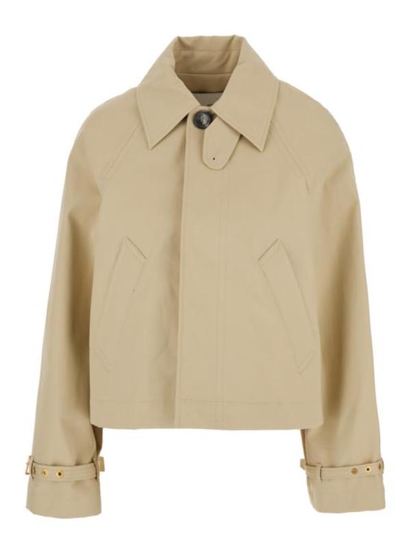 AMI FJK073CO00817251 Jacket - Beige