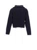 AMI Zip-Up Knit Zippered Sweater - Navy - Thumbnail 2