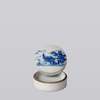 Cobalt Guild Blue and White Porcelain River Landscape Ink Box - Thumbnail 1