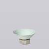 Cobalt Guild Celadon Porcelain Large Peony Conical Bowl - Thumbnail 1