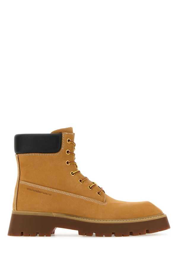 ALEXANDER WANG Throttle Ankle Boots - Wheat