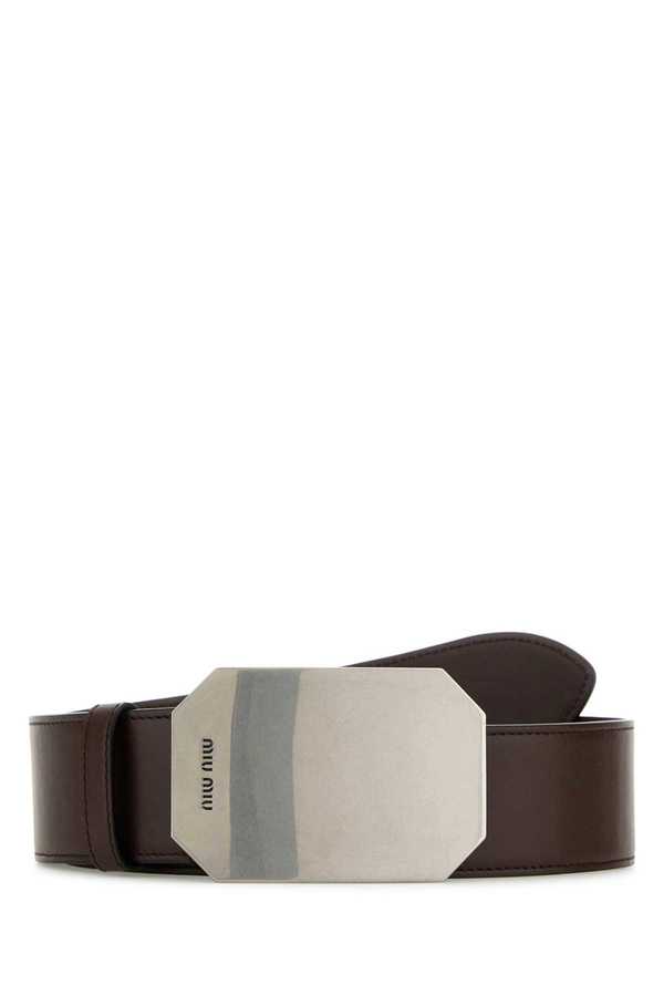 MIU MIU Brown Leather Belt - Radica