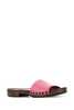 MIU MIU Fuchsia Leather Clogs - Begonia - Thumbnail 2