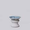 Cobalt Guild Small Blue and White Porcelain Floral Dish - Thumbnail 2