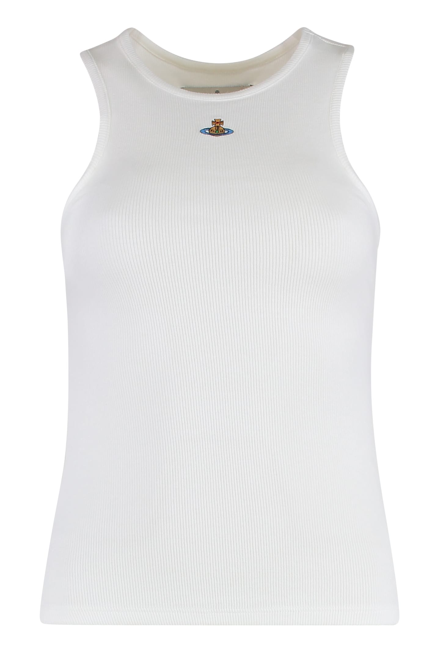 新品　vivienne westwood タンクトップ Vivienne Westwood Ribbed Tank Top - White | Garmentory