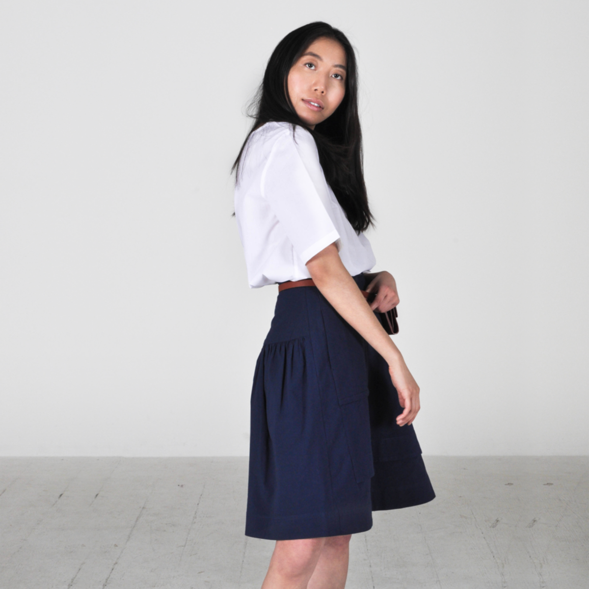 Peter Jensen Back Gathered Skirt - Image 1 of 4