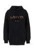 Lanvin Cotton Sweatshirt - Black - Thumbnail 1
